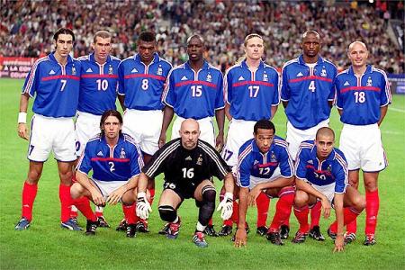 equipe de france  en 2000